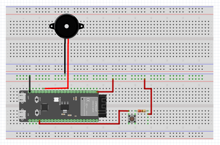 Fritzing of board